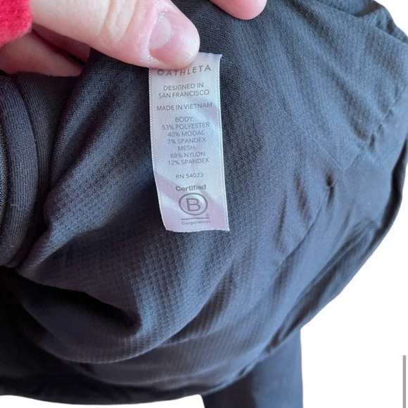 Athleta Break Out Spacer Black Zip Jacket - Picture 10 of 13